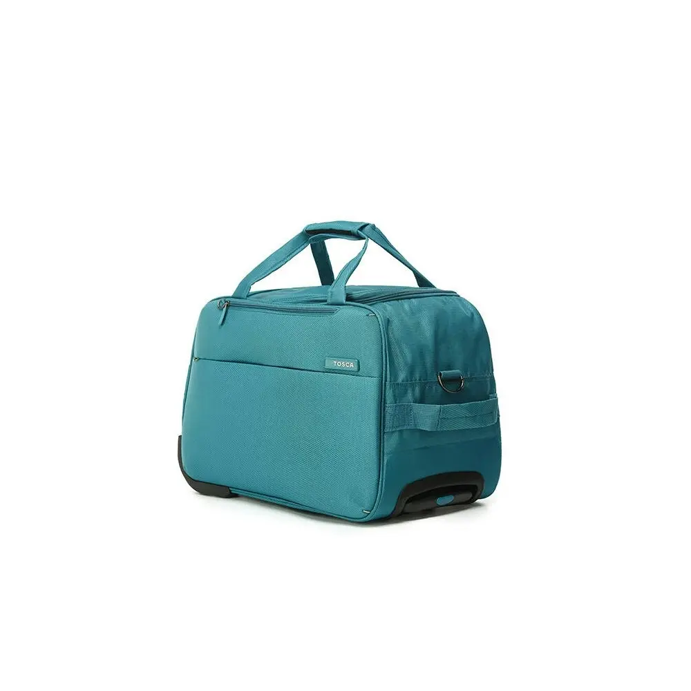 Tosca So-Lite 50cm/45L Cabin Travel Trolley Carry On Wheeled Duffle Bag Teal