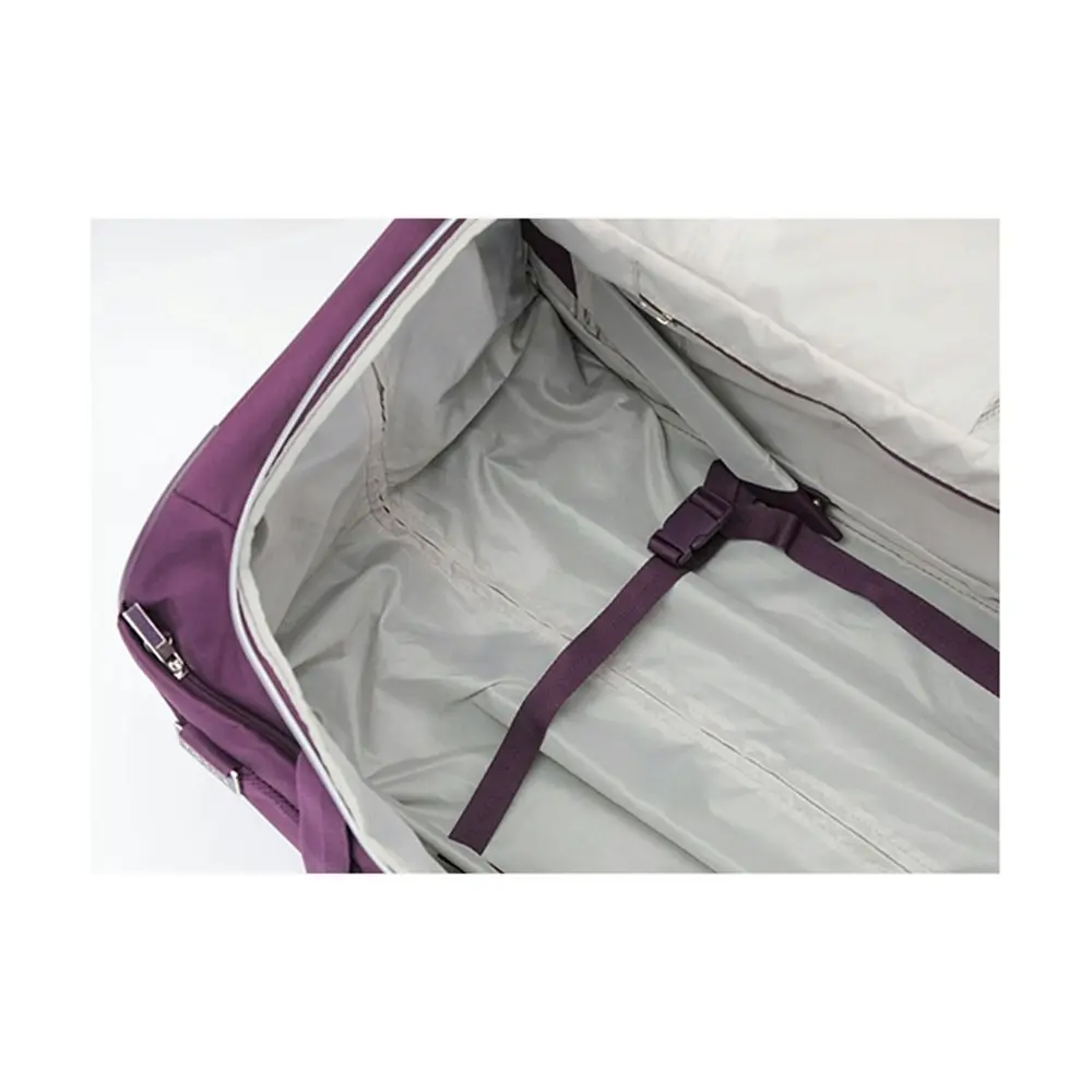 Tosca Vega 75cm Trolley Wheel Bag Luggage Travel Carry On Baggage Suitcase Plum