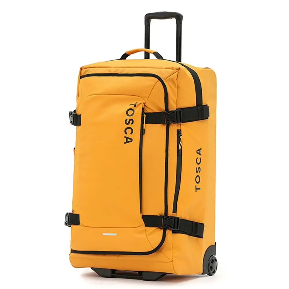 Tosca Delta 28"/71cm HeavyDuty Outdoor Travel Luggage Upright PVC Duffle Yelllow