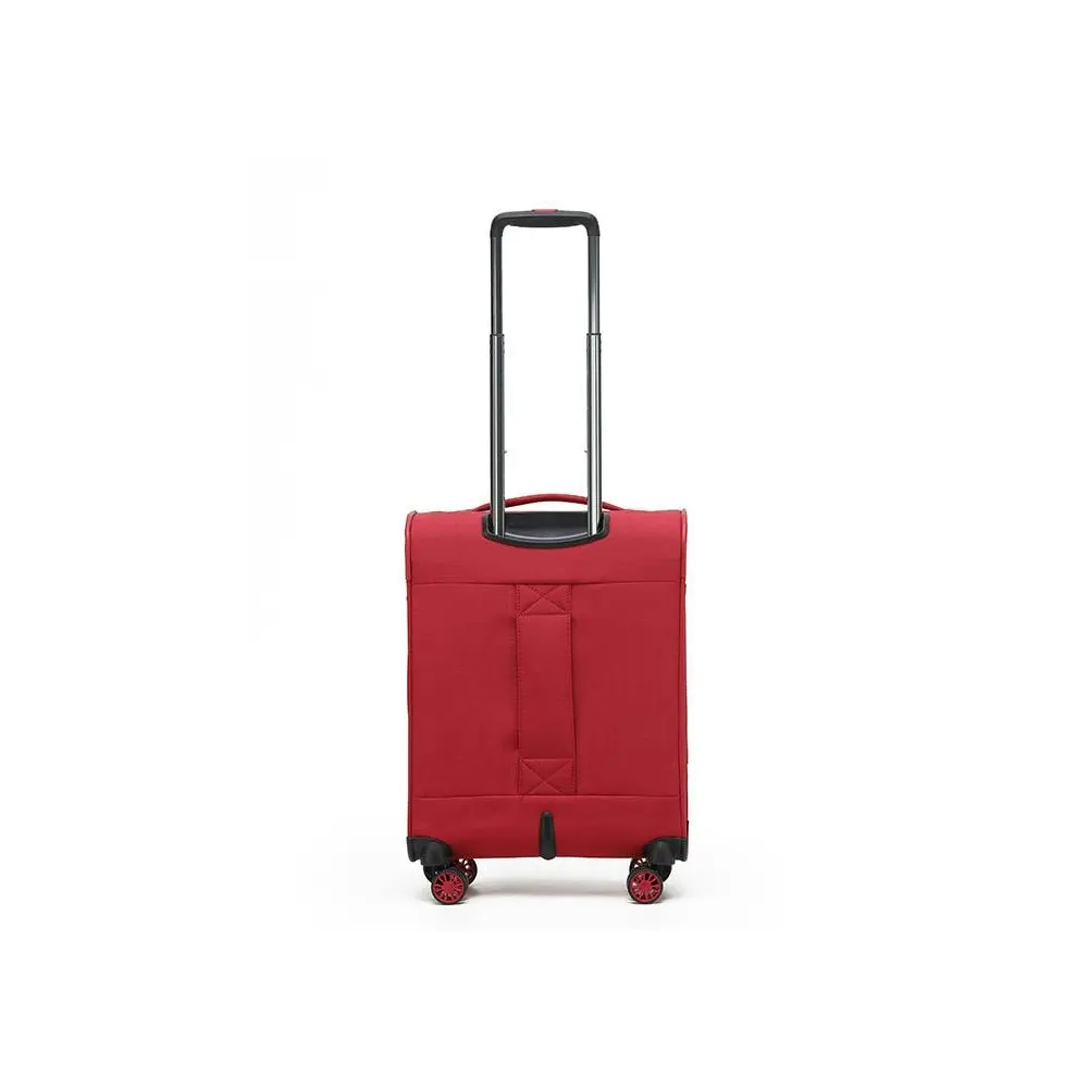 Tosca So-Lite 54cm/48L Suitcase Luggage Travel Carry On Trolley Case Red