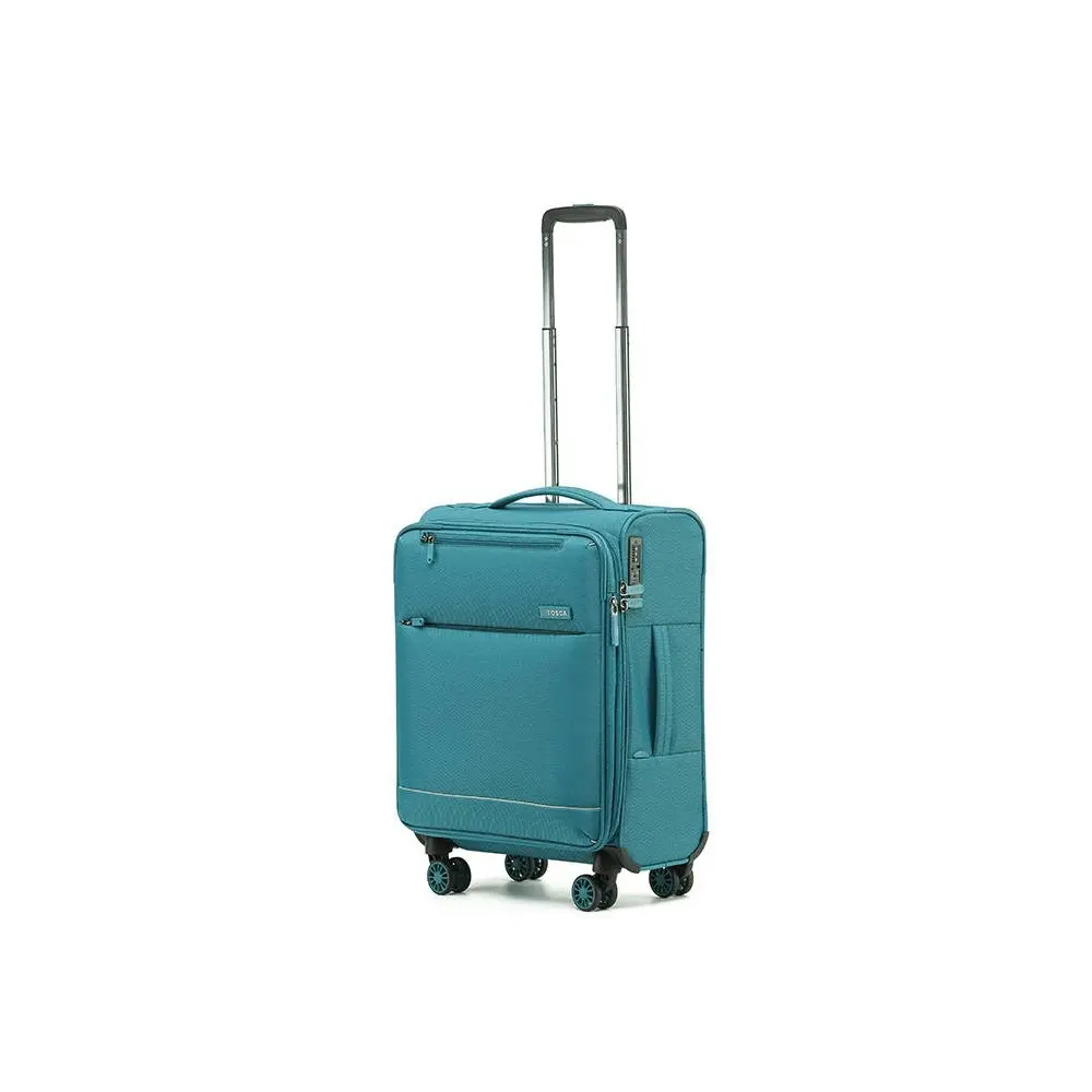 Tosca So-Lite 54cm/48L Suitcase Luggage Travel Carry On Trolley Case Teal