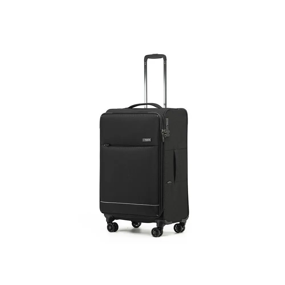 Tosca So-Lite 67cm/87L Suitcase Luggage Travel Checked Trolley Case Black