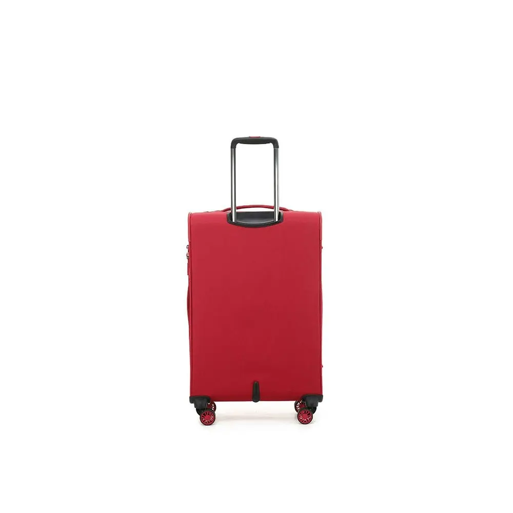 Tosca So-Lite 67cm/87L Suitcase Luggage Travel Checked Trolley Bag Case Red