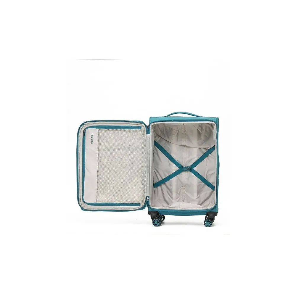 Tosca So-Lite 67cm/87L Suitcase Luggage Travel Checked Trolley Case Teal