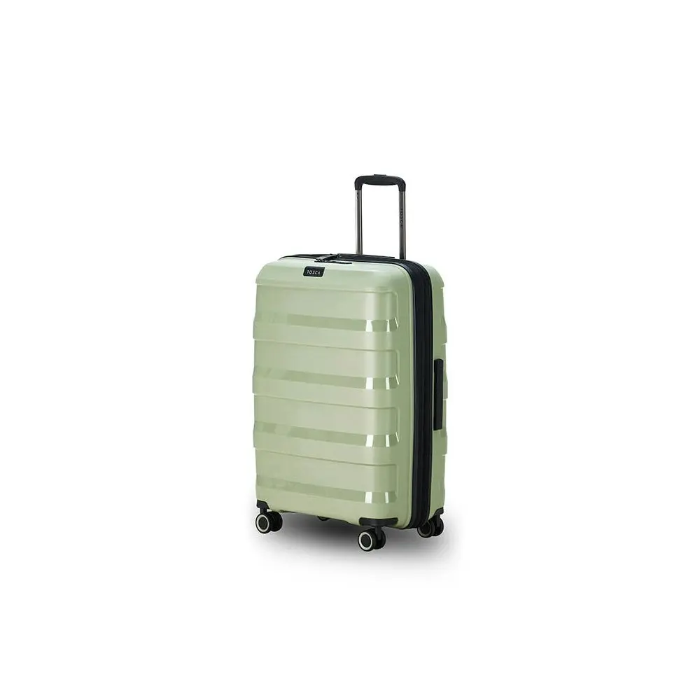 Tosca Comet PP 25" Suitcase Luggage Checked Travel Hard Case Trolley Sage