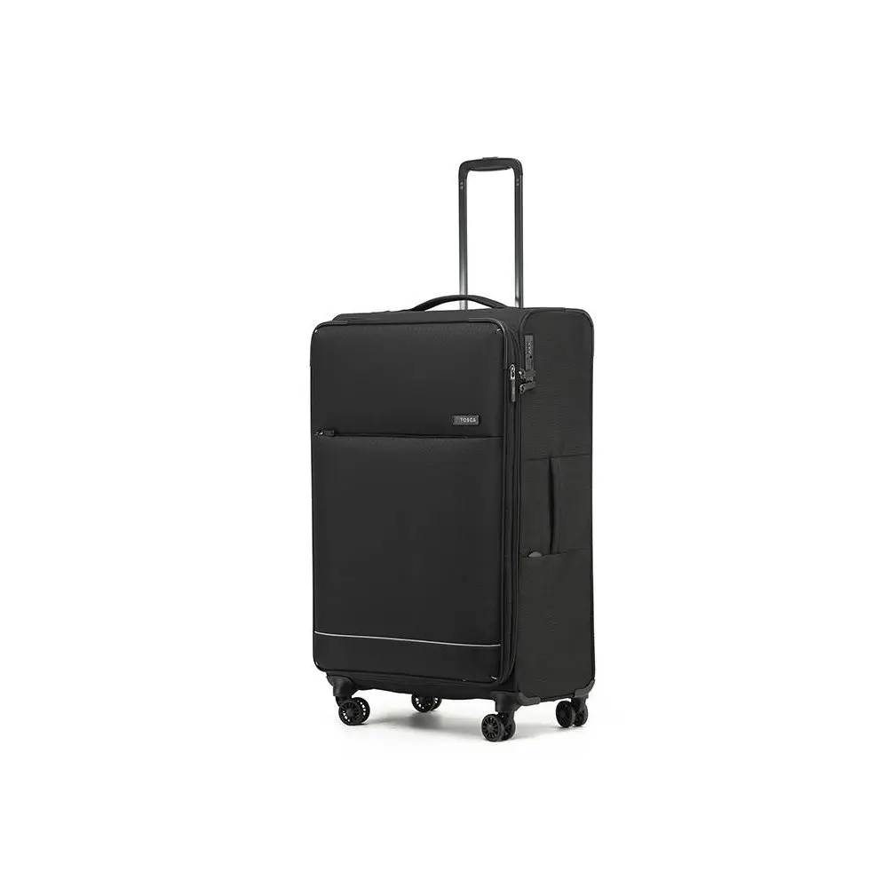 Tosca So-Lite 79cm/120L Suitcase Luggage Travel Checked Trolley Case Black