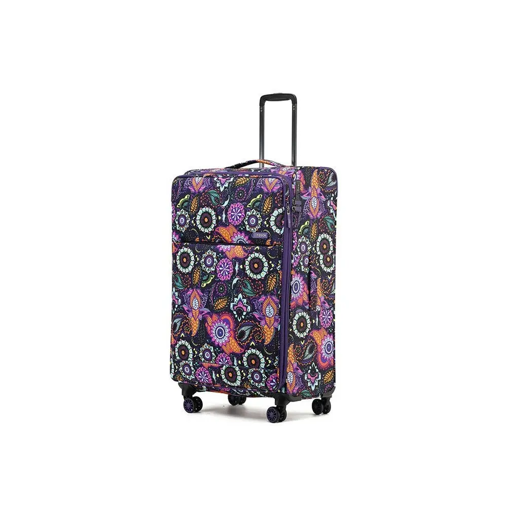 Tosca So-Lite 79cm/120L Suitcase Luggage Travel Checked Trolley Bag Paisley