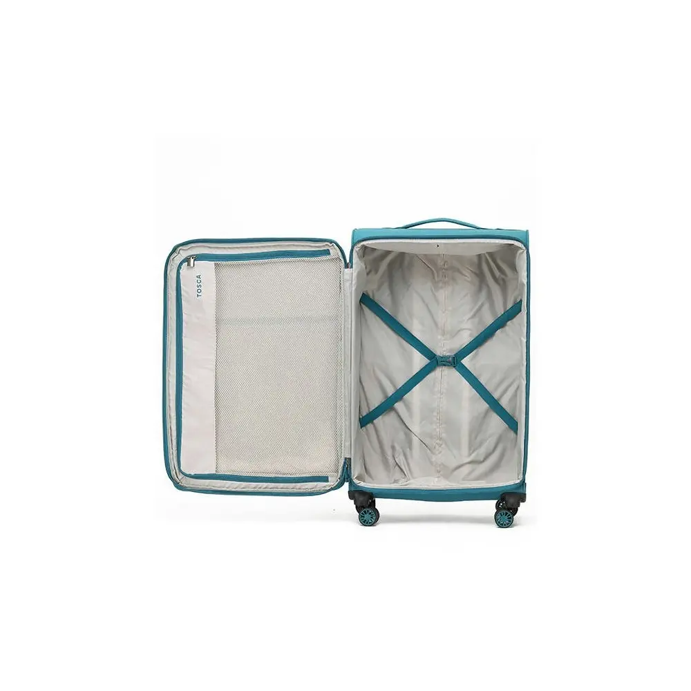 Tosca So-Lite 79cm/120L Suitcase Luggage Travel Checked Trolley Case Teal