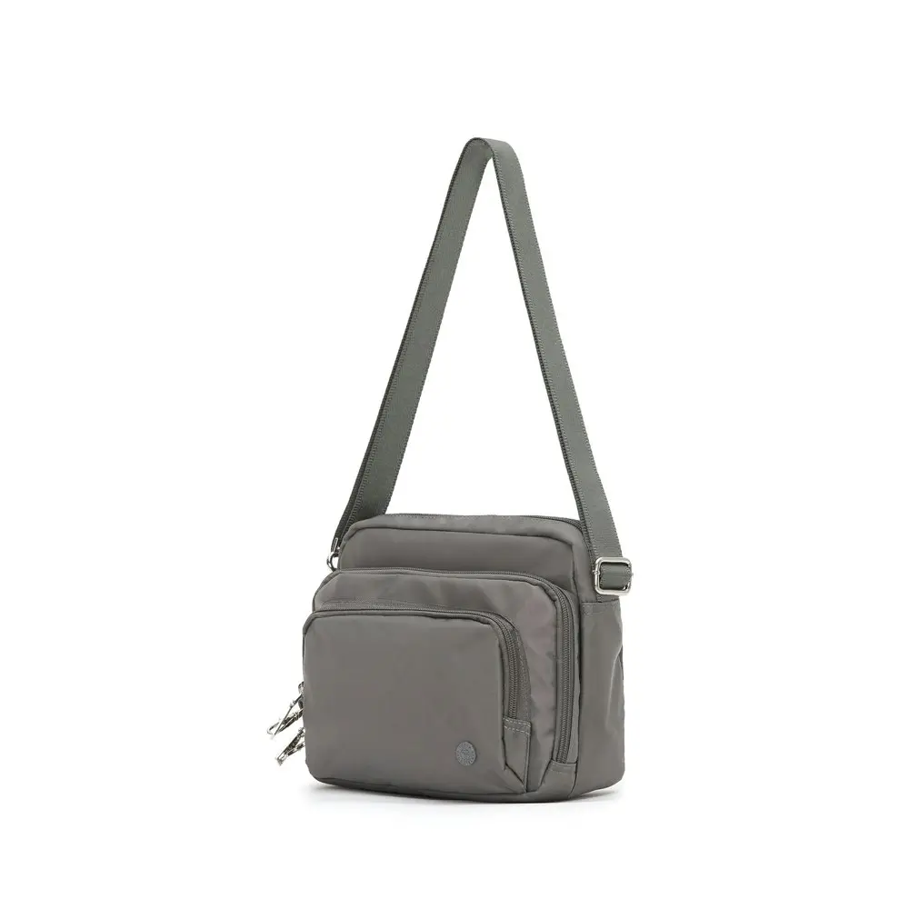 Tosca Anti-Theft RFID Blocking Security Shoulder/Messenger Bag/Pouch - Khaki