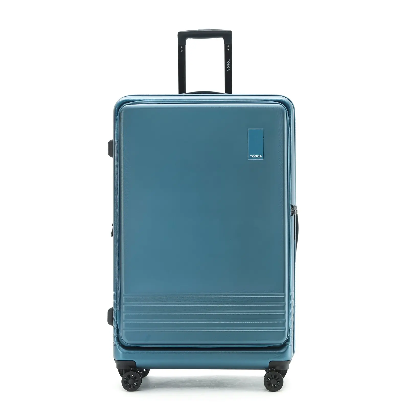 Tosca Horizon Front Lid Opening Trolley Suitcase 31" LRG & 20" SML Set - Blue