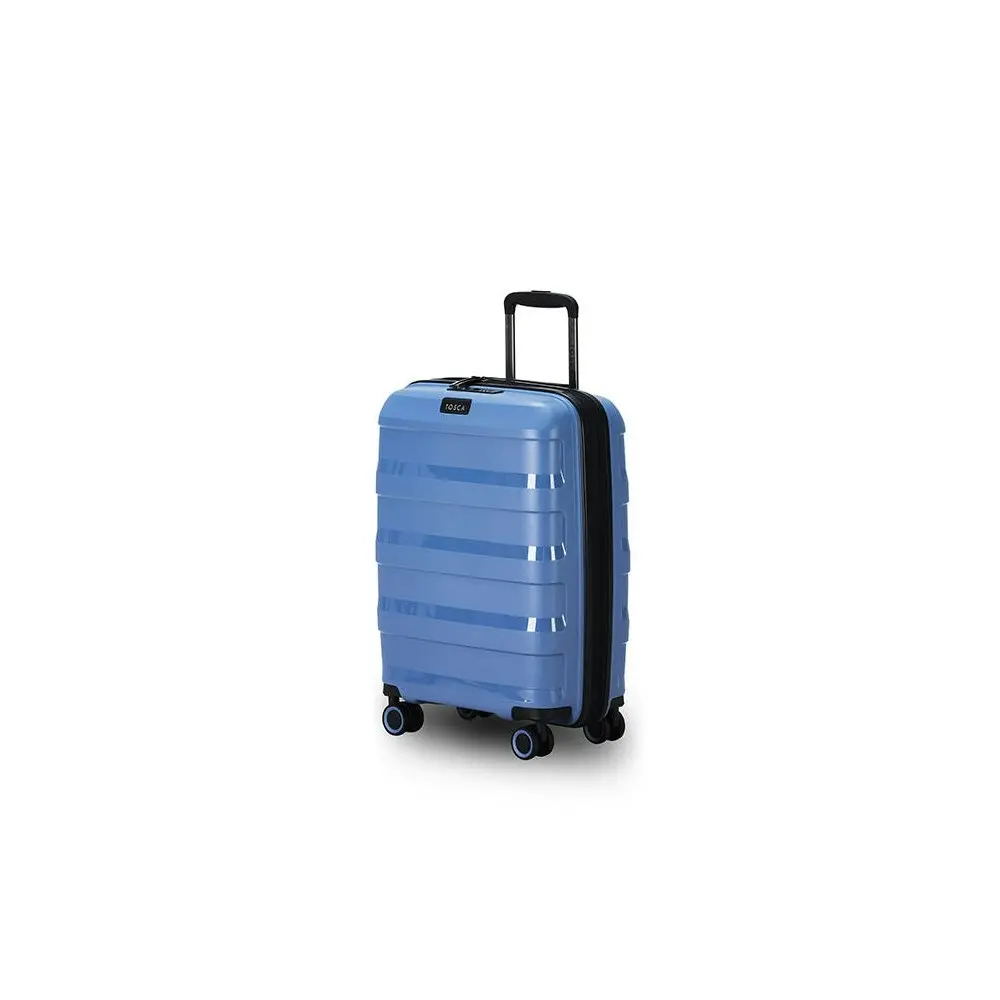 Tosca Comet PP 20" Suitcase Luggage Carry On Travel Trolley Infinity Blue