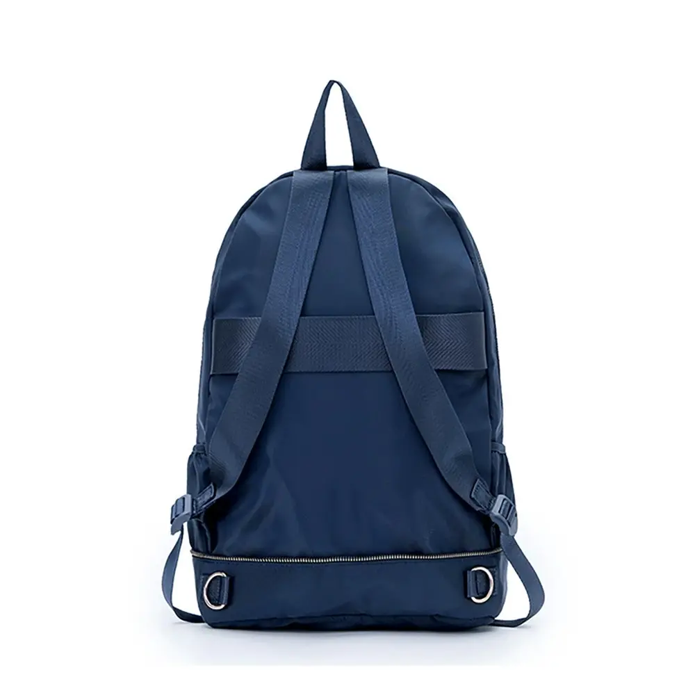 Tosca Ladies Zip/Fold Away Weekend Travel Backpack/Shoulder Navy Stitch