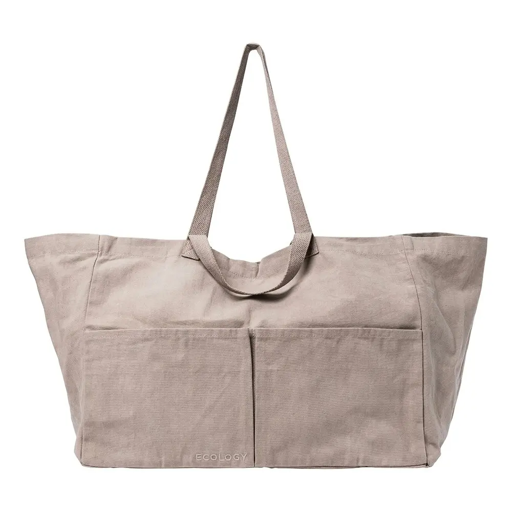 Ecology Voyage 100% Waxed Cotton Versatile Tote Carry Bag Flax Large 50cm