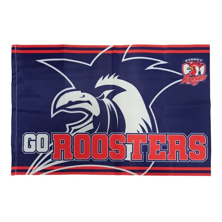 NRL Sydney Roosters Kids/Adults Duffle Bag/Cap/Drink Bottle/Flag Set Showbag 22