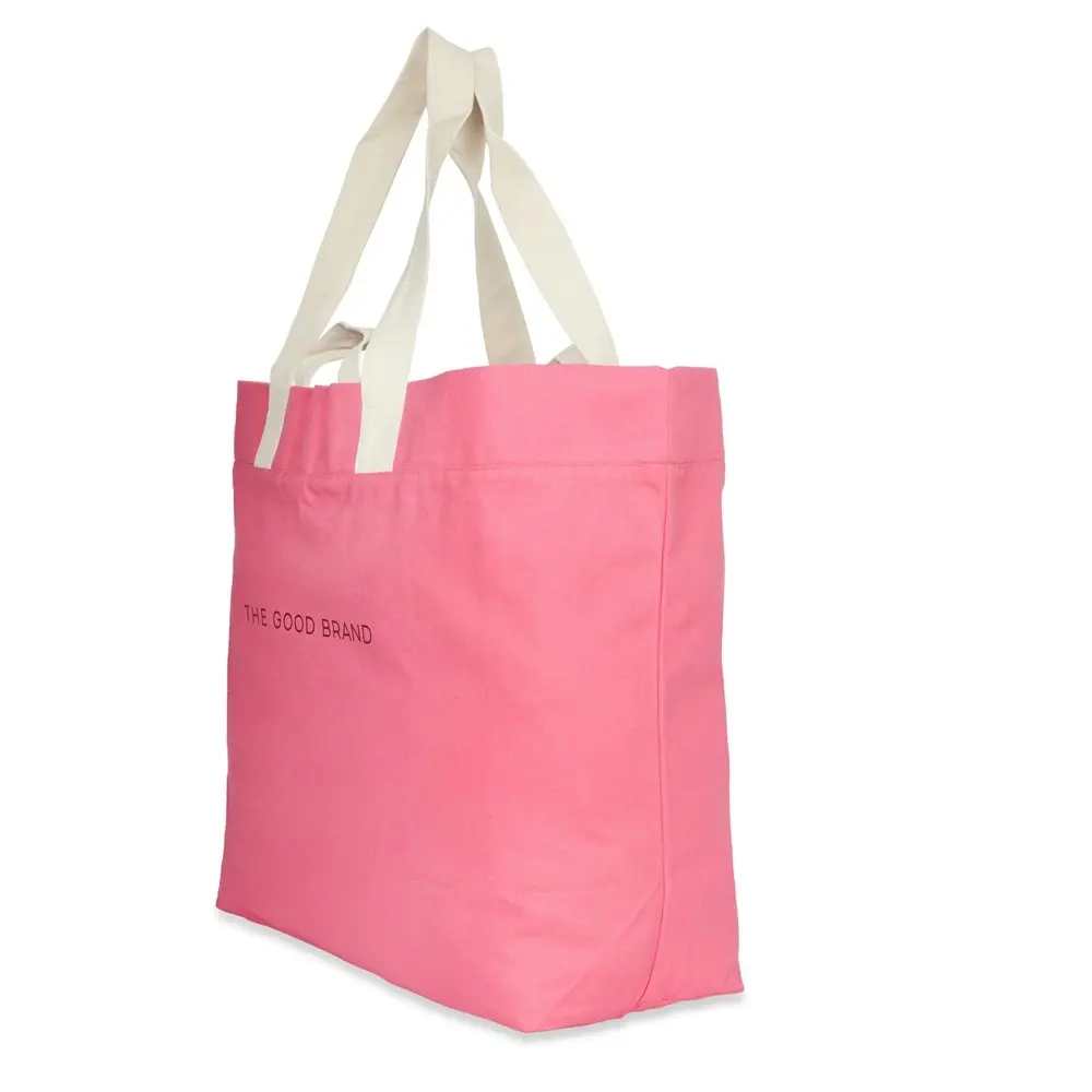 The Good Brand Women's Cotton 65cm Leisure Tote Bag/Beach Handbag Hot Pink