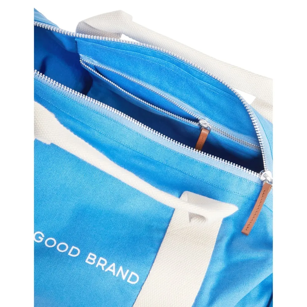 The Good Brand Women's Cotton 55cm Duffle Bag/Weekend Travel Carry Bright Blue