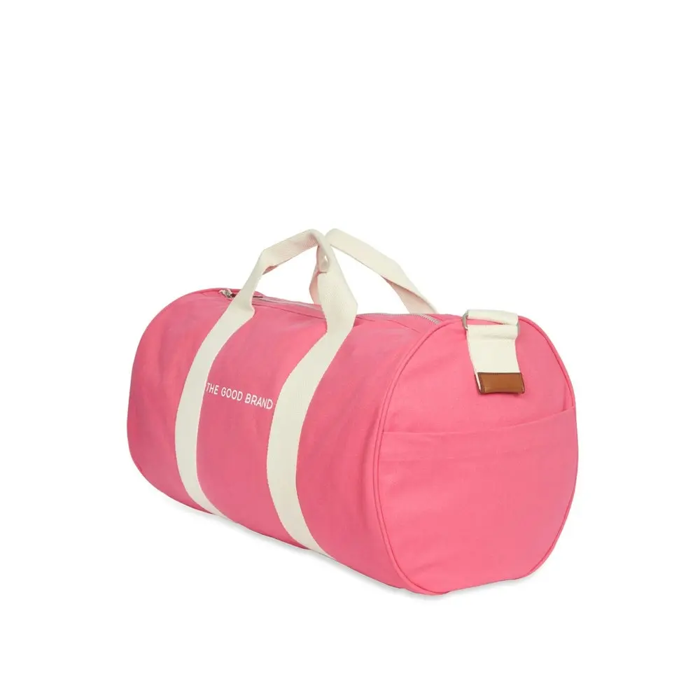 The Good Brand Women's Cotton 55cm Duffle Bag/Weekend Gym/Travel Carry Hot Pink