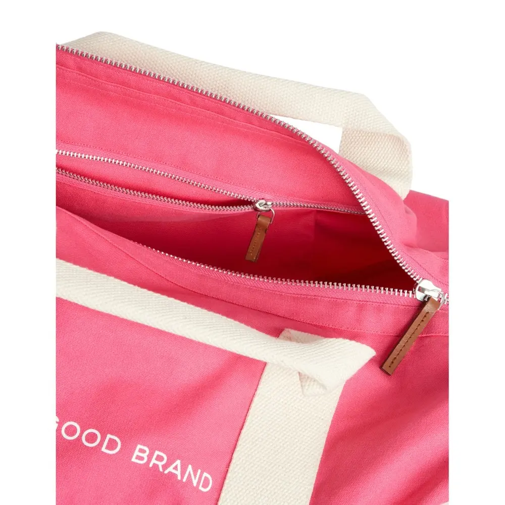 The Good Brand Women's Cotton 55cm Duffle Bag/Weekend Gym/Travel Carry Hot Pink