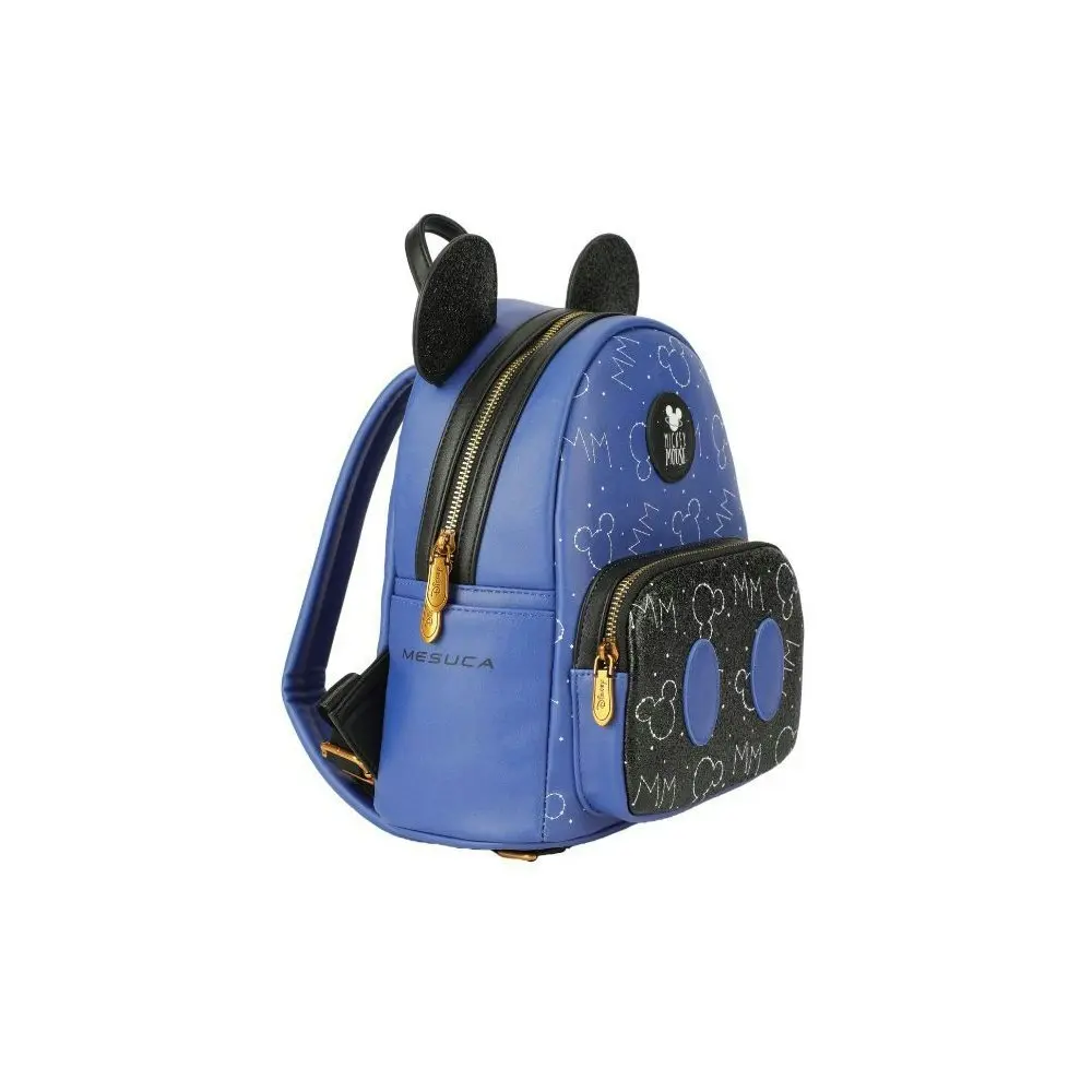 Disney Mickey PU Backpack Kids/Children School/Travel Rucksack Bag Blue/Black