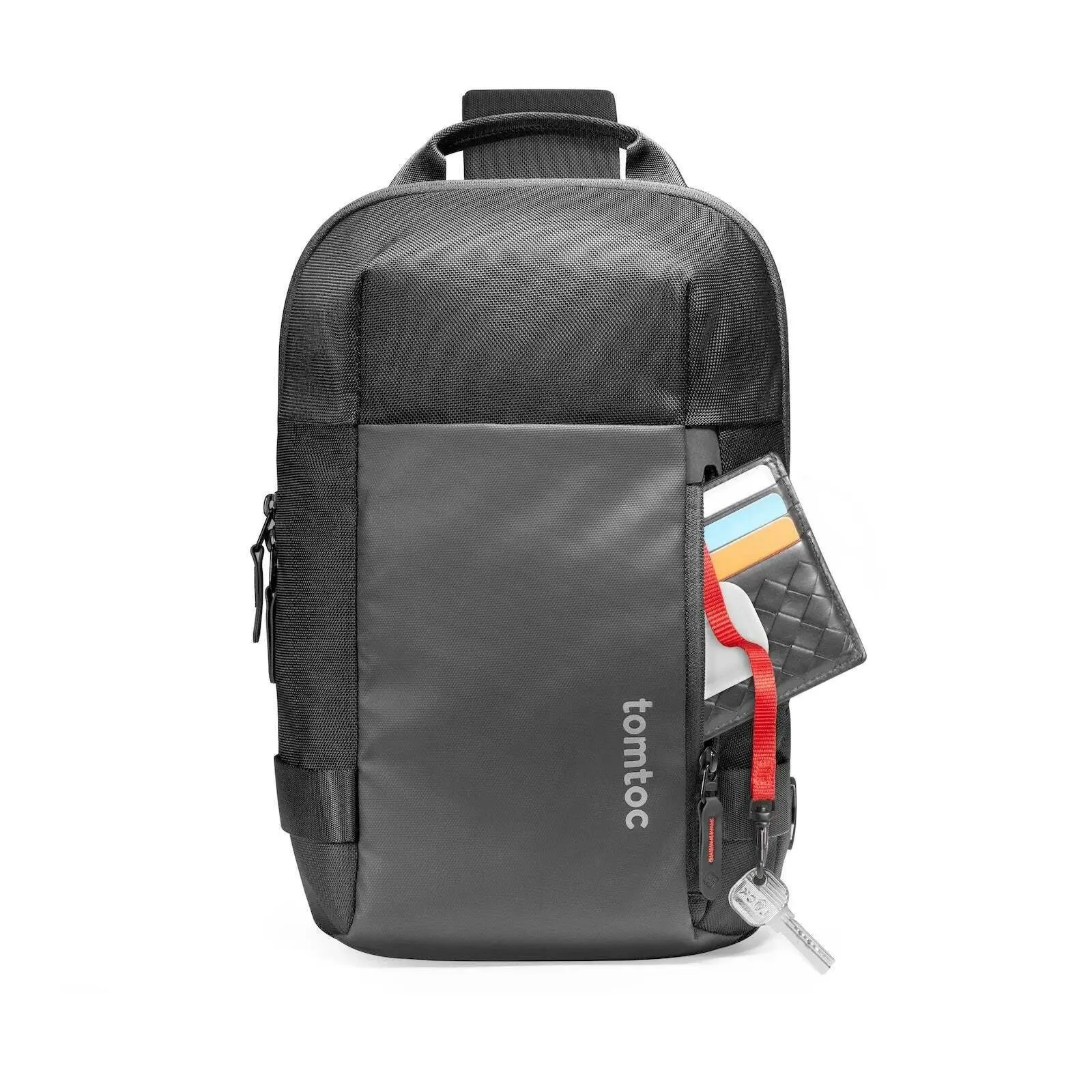 Clever Gear Tomtoc Navigator-T24 5L Sling Bag Fits 11in Apple iPad/Tablet Black