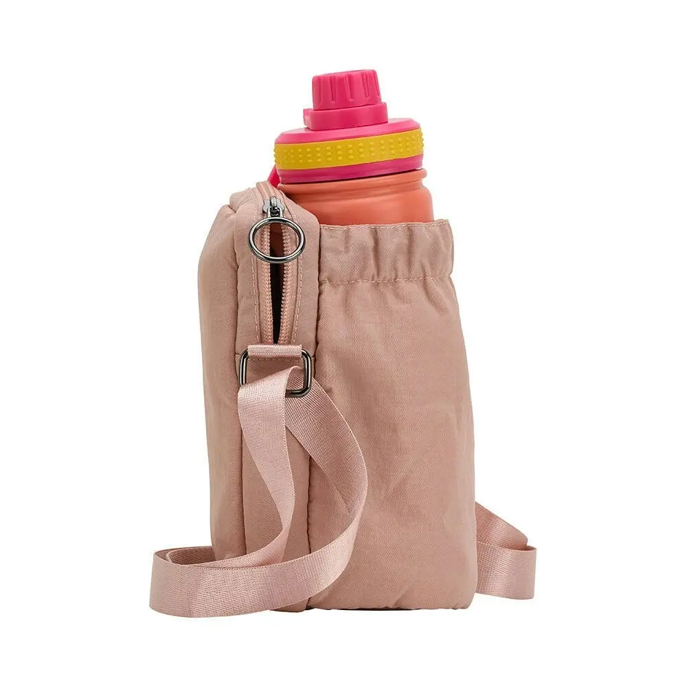 Annabel Trends AT Water Drink Bottle/Phone Bag Nylon Crossbody 21x13cm Pink