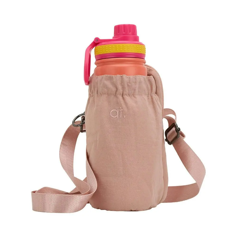 Annabel Trends AT Water Drink Bottle/Phone Bag Nylon Crossbody 21x13cm Pink