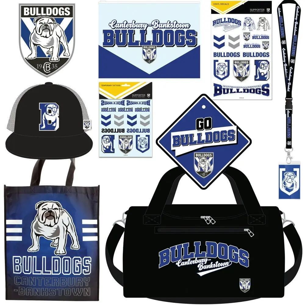 NRL Canterbury Bulldogs Variety/Assorted Merchandise Rugby Fan Sports Showbag