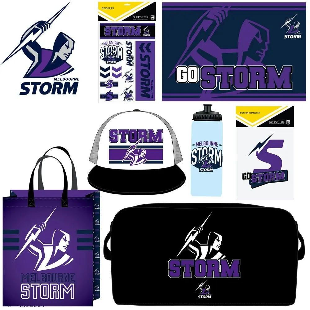 NRL Melbourne Storm Rugby Fan/Supporter Official Merchandise Sports Showbag