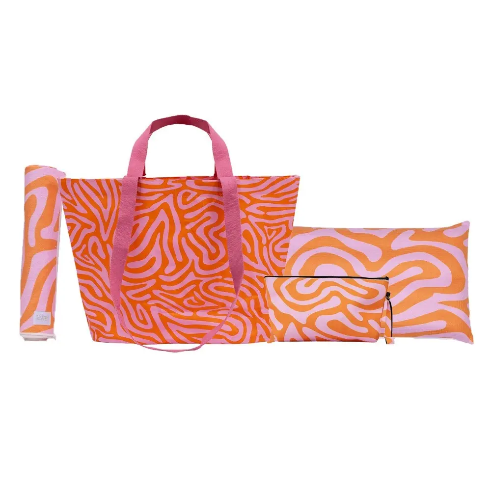 Splosh Beach Bliss Swirl Travel Outdoor Bag Shoulder Tote Cotton 67x40cm