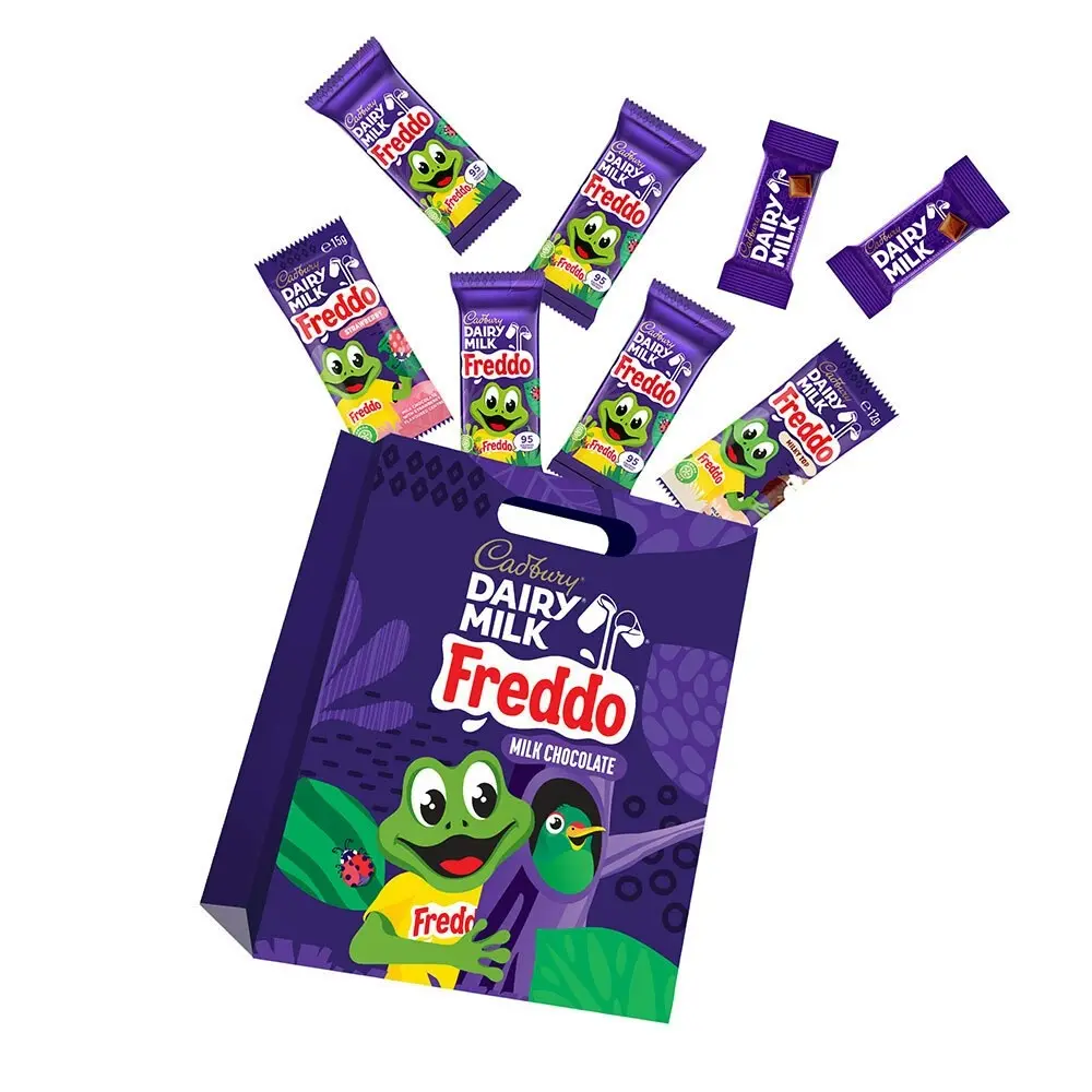 3PK Cadbury Dairy Milk Freddo Frog Variety/Assorted Milk Chocolate Showbag