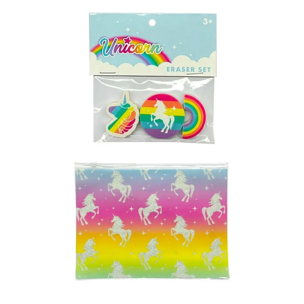 2PK Unicorn Sparkle Girly Mini Variety/Assorted Activity & Toy Childrens Showbag