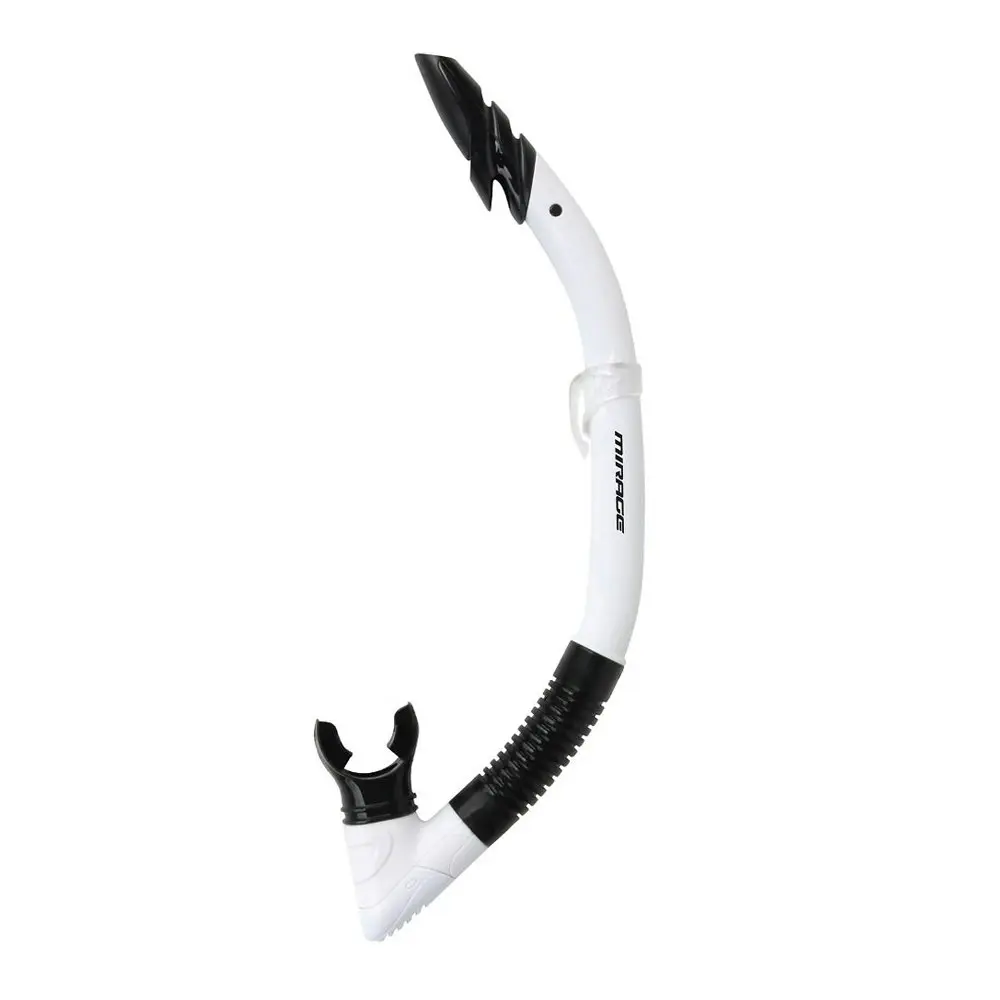 Mirage Phantom Silicone Mask and Snorkel Underwater Swimming Set Adult White