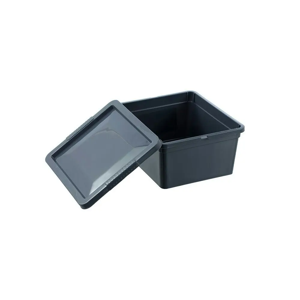 24x Boxsweden Essentials 2L/19cm Stackable Tub w/ Lid Storage Organiser Assorted