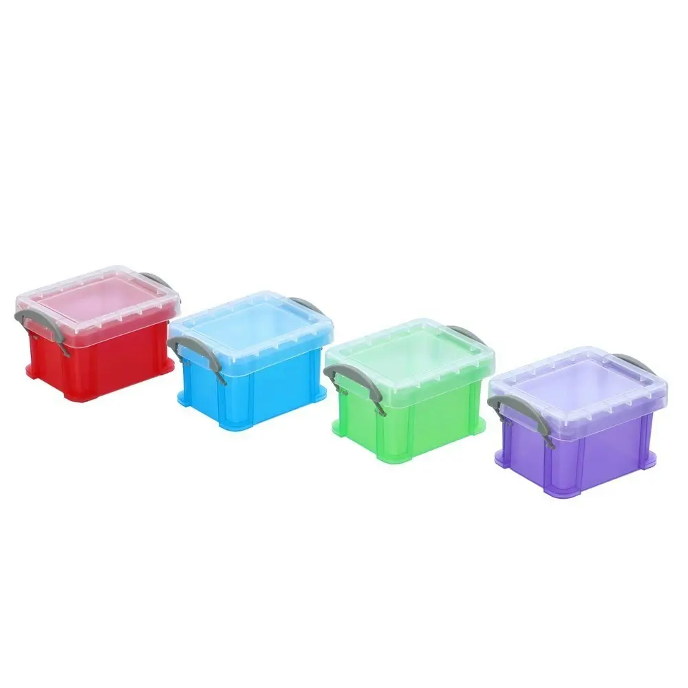 24pc Boxsweden 29cm Plastic Mini Stackable Storage Box Set/Holder Home Organiser