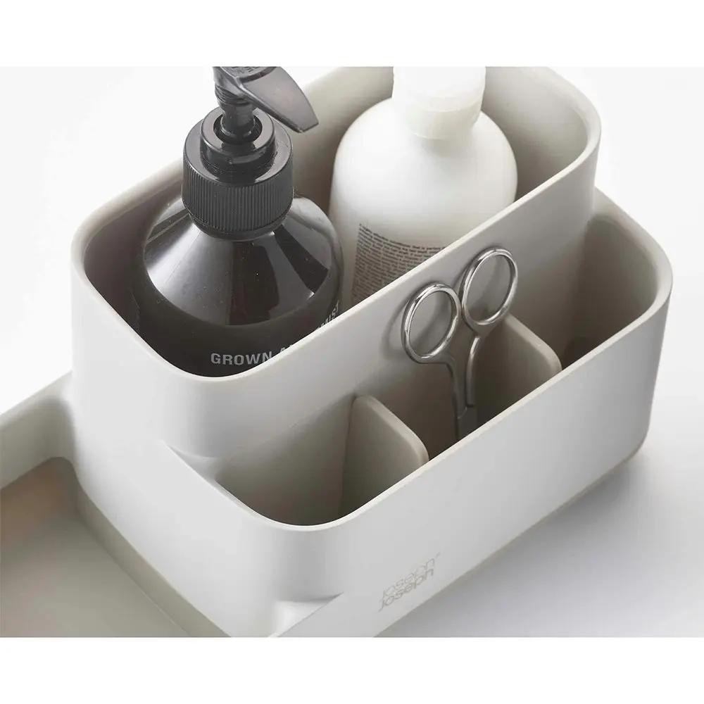 Joseph & Joseph Compact EasyStore 25cm Bathroom Caddy Storage Organiser Ecru