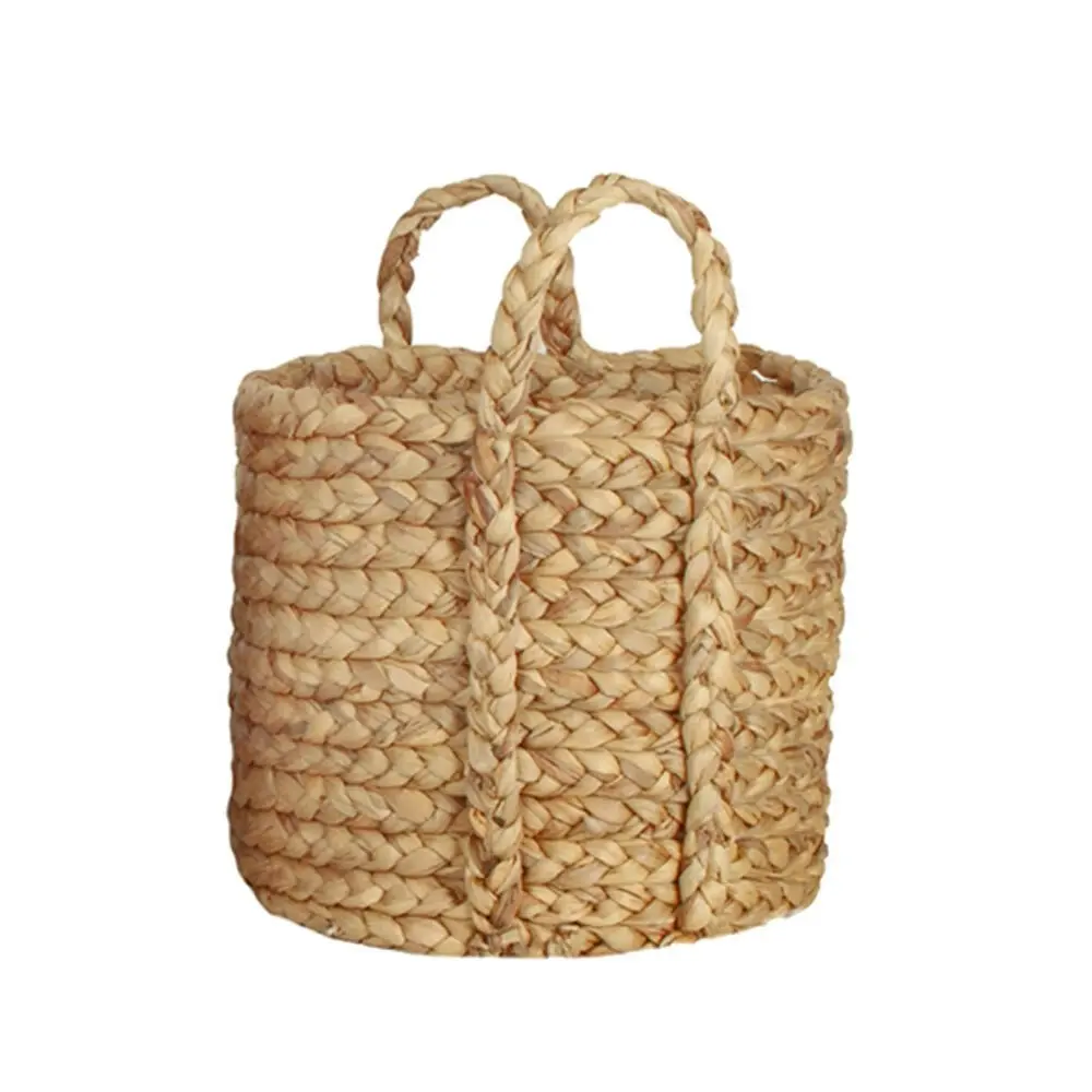 3pc Maine & Crawford Carlos 10/20/30cm Square Woven Storage Basket Set Natural