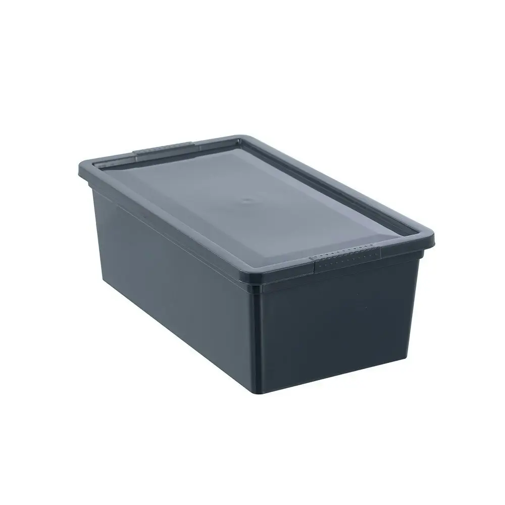 12x Boxsweden Essentials 6L/33.5cm Stackable Tub w/ Lid Storage Organiser Assort