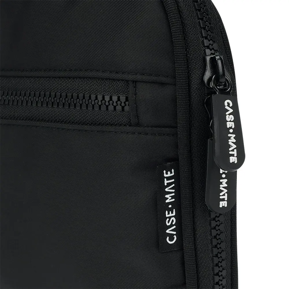 Case-Mate Padded Travel Tech Organiser Carry Case Storage Bag w/ Handle Black