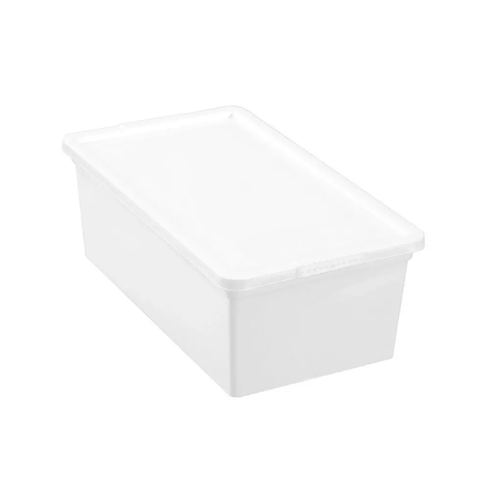 8x Boxsweden 6L/33.5cm Essentials Stackable Tub Storage Home Organiser Assorted