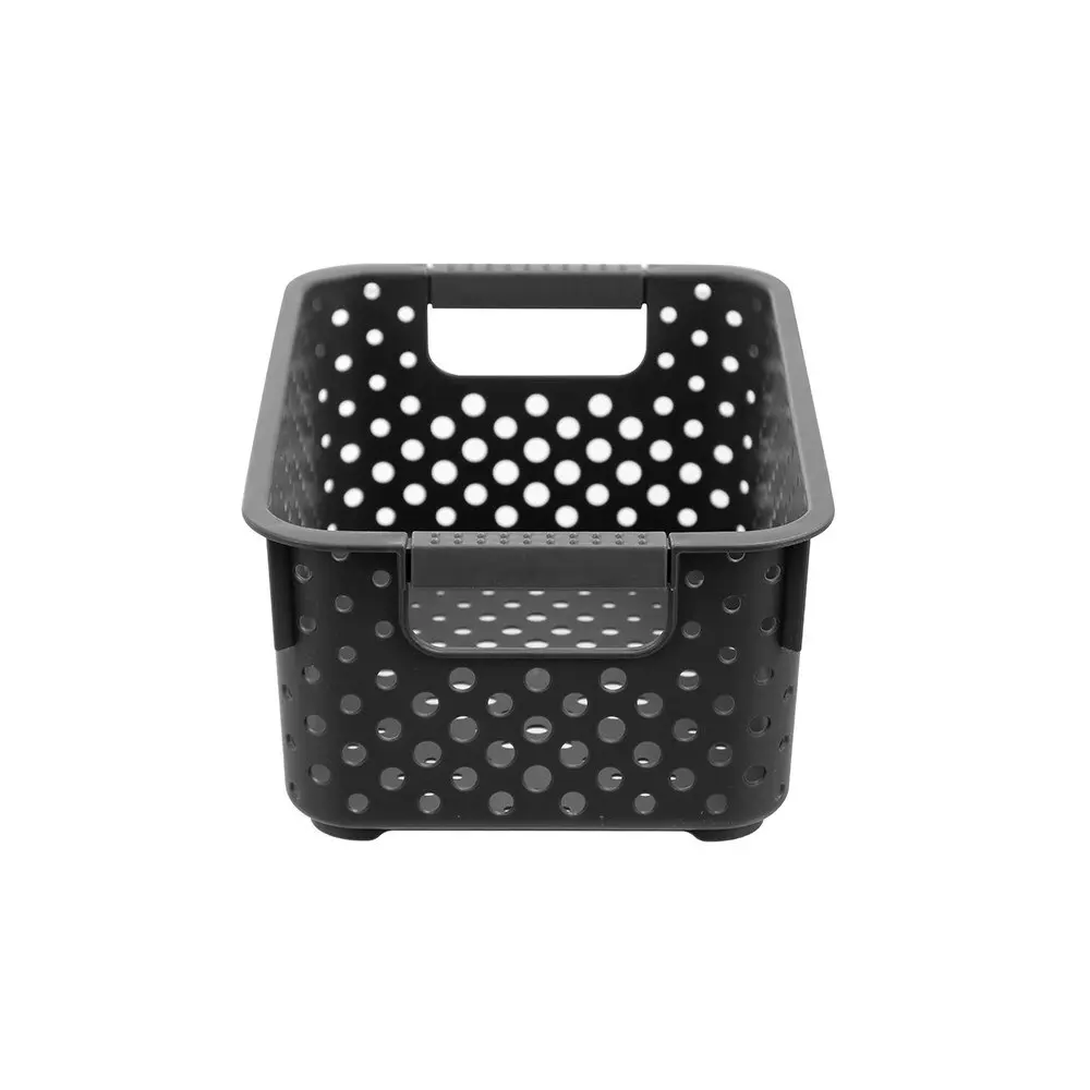 12x Boxsweden Hudson Storage Basket 25.5x16cm Organiser Rectangle Small Assort