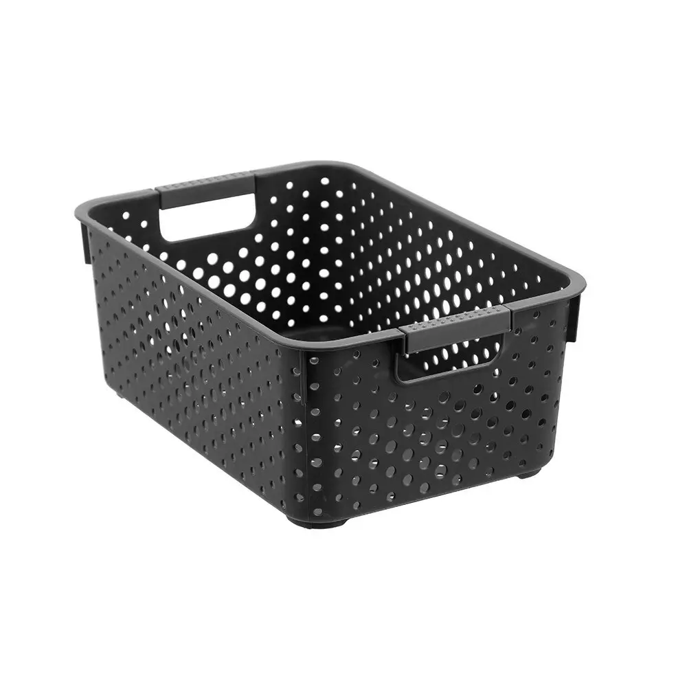 8x Boxsweden Hudson Storage Basket 31x21cm Home Organiser Rectangle Medium Asst