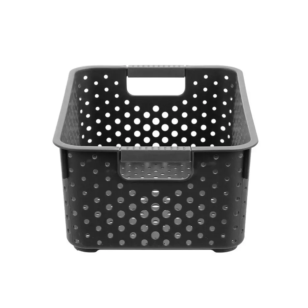 8x Boxsweden Hudson Storage Basket 31x21cm Home Organiser Rectangle Medium Asst