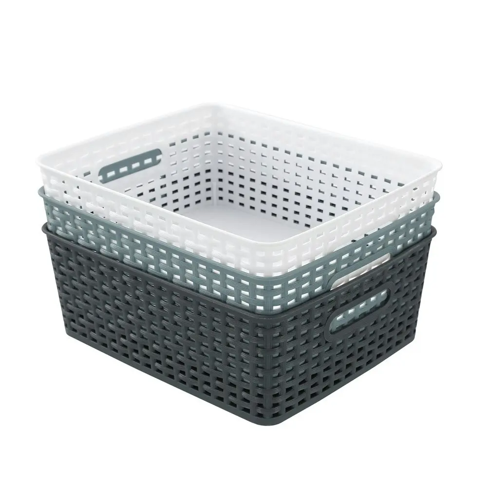 2x Boxsweden 35.5cm Tilly Basket Cleaning Storage Organiser Container M Assort