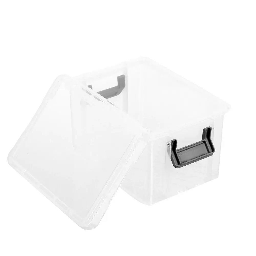 2x 5PC Boxsweden Mini Stacker Box Set Storage Organiser Containers Holder Clear