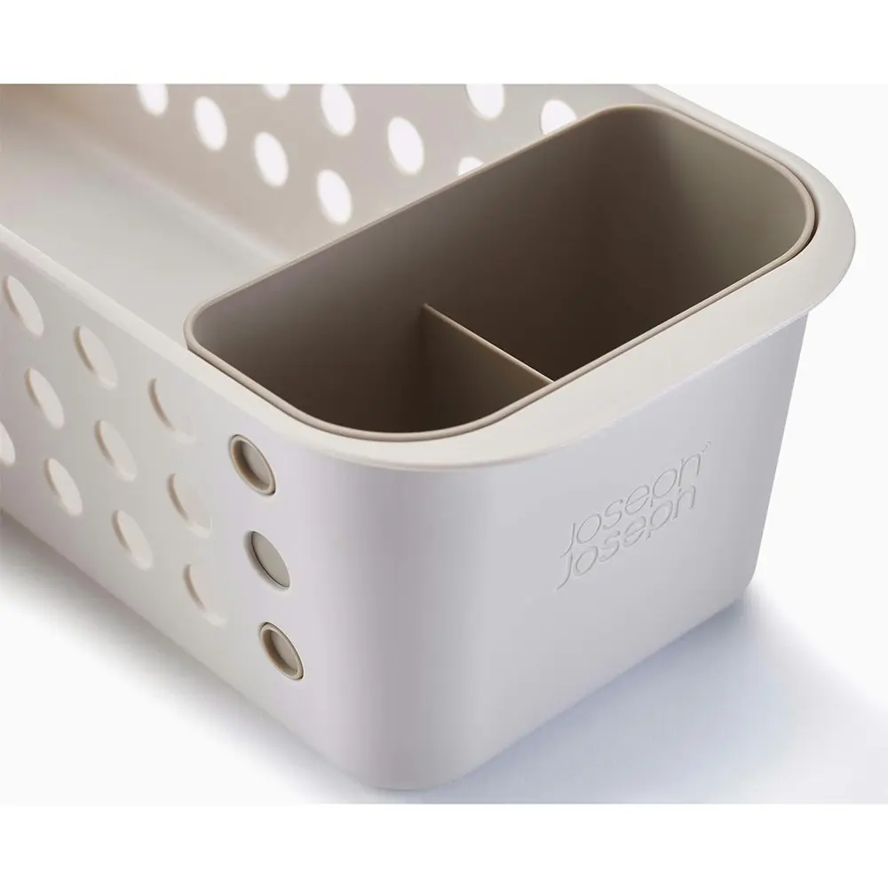 Joseph & Joseph EasyStore 40cm Slimline Storage Basket Home Bath Organiser Ecru