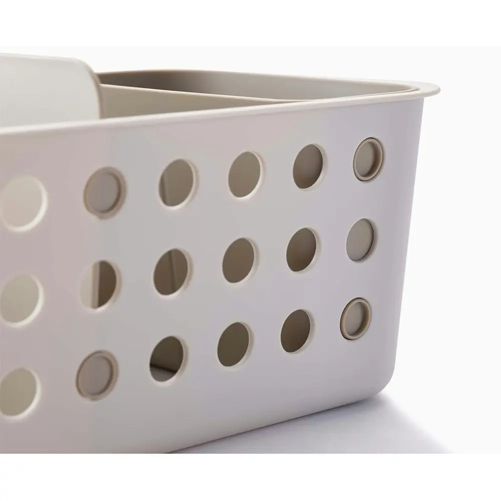 Joseph & Joseph EasyStore 40cm Slimline Storage Basket Home Bath Organiser Ecru