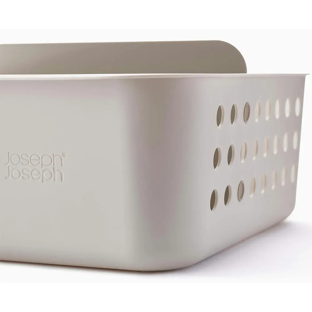 Joseph & Joseph EasyStore 35cm Storage Basket Home Bath Organiser Large Ecru