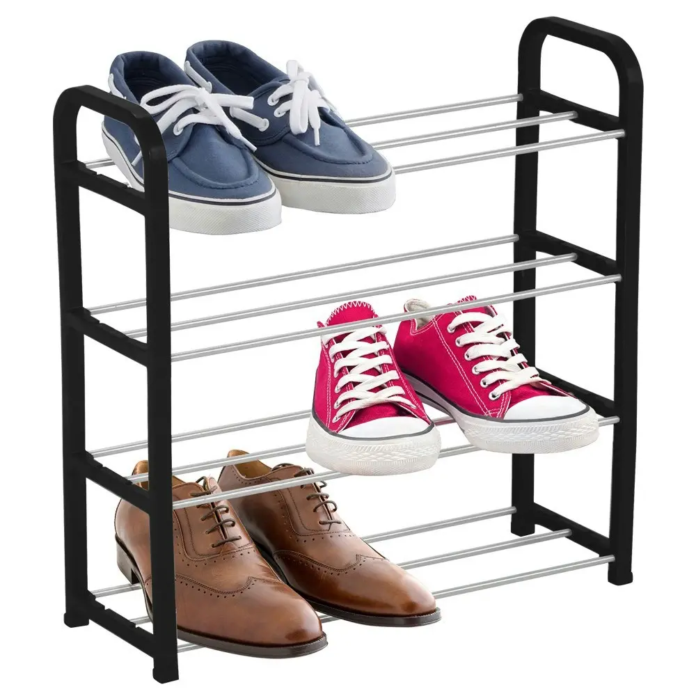 2x Boxsweden 4 Tier Shoe Rack/Storage Stand Shoes Organiser/Cabinet Asst. Colour