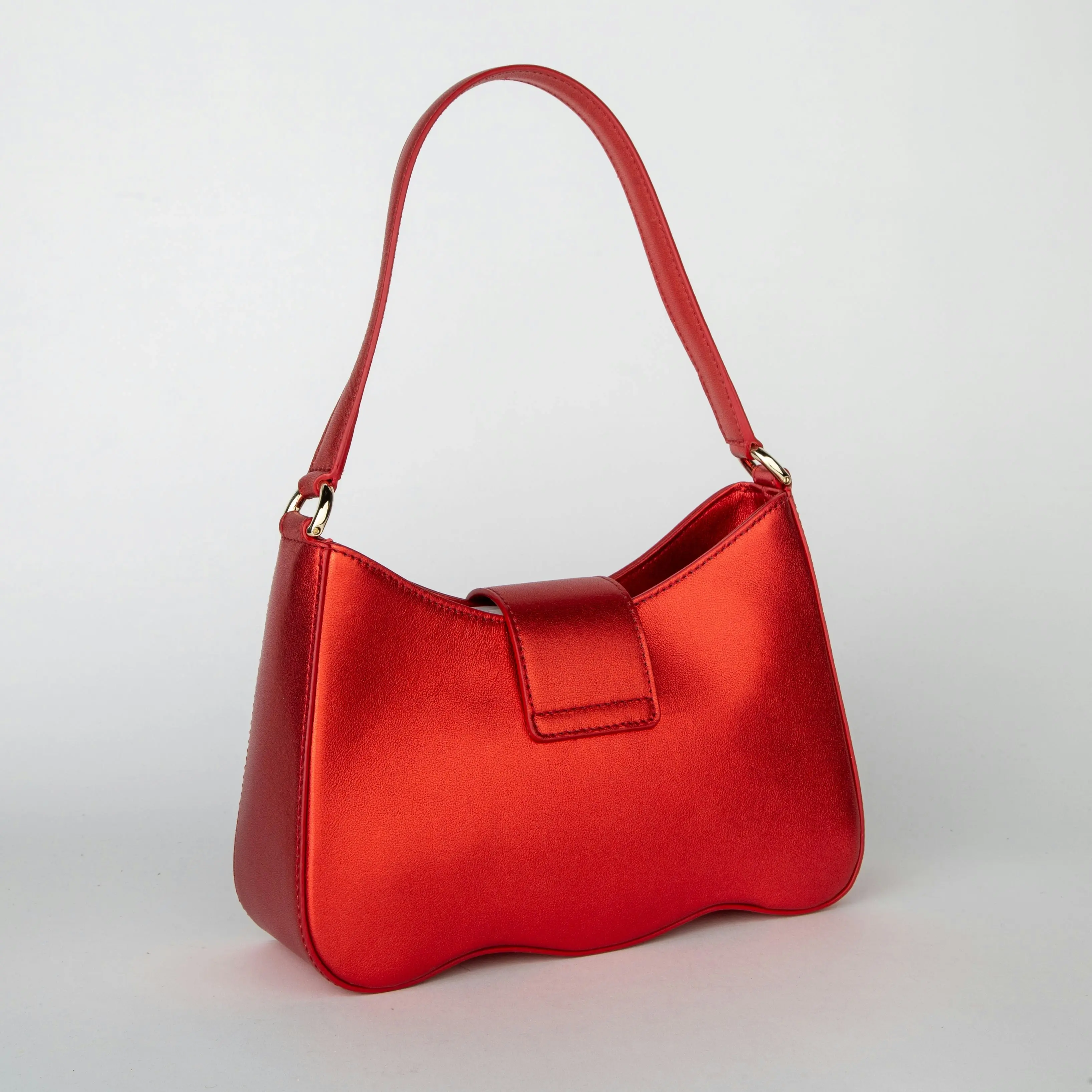 Furla 1927 Small Crossbody Wave - Red