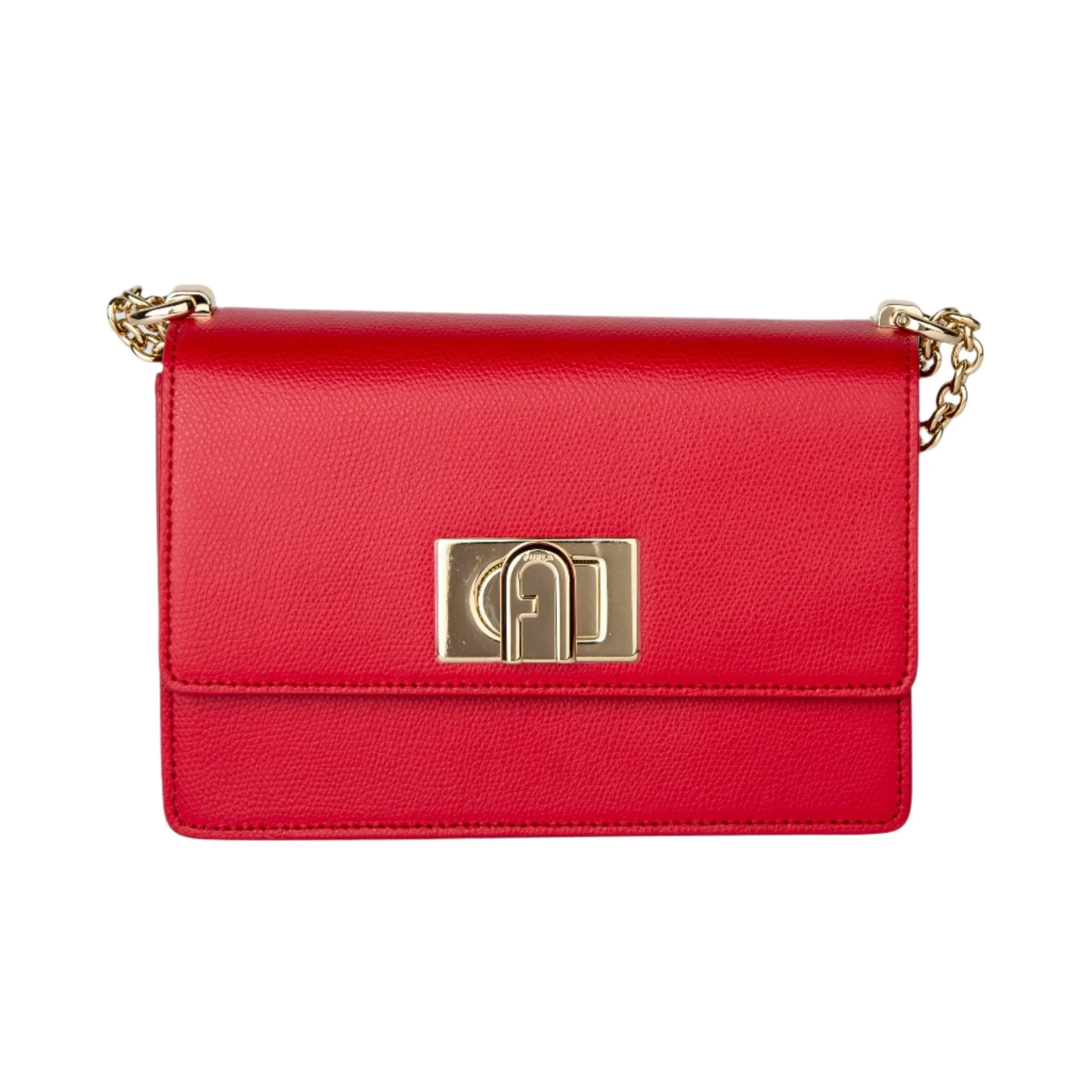 Furla 1927 Mini Crossbody - Red/light Gold